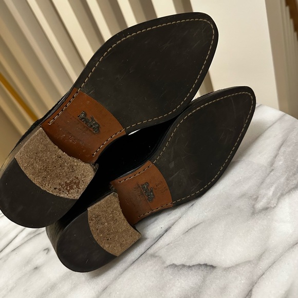 Coach - Suede Ankle Boots with subtle floral design - Picture 4 of 5